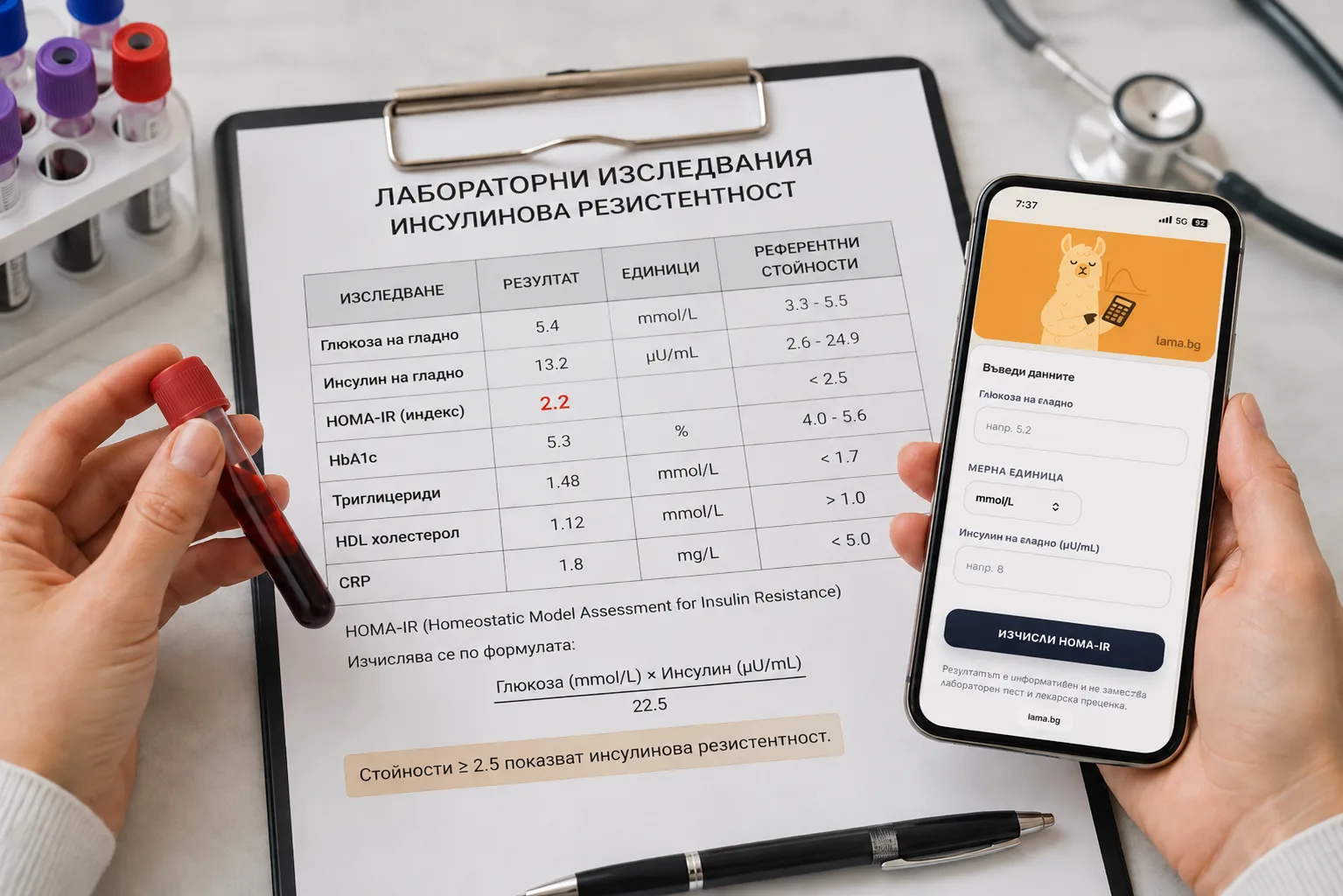 Изследвания при съмнение за инсулинова резистентност